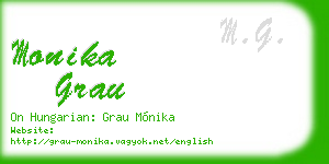 monika grau business card