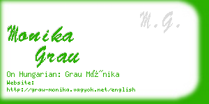 monika grau business card